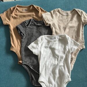 Old Navy White and Black Bodysuit Collection